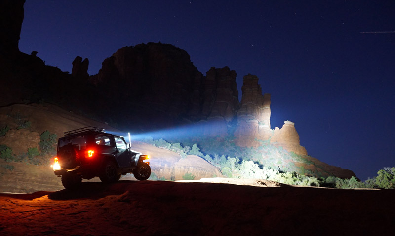 Jeep jk on Broken Arrow Trail, Sedona, AZ
